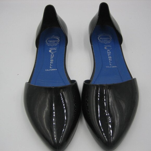 Jeffrey Campbell Havana Last D'Orsay Black Slip-On Pointy Flats Size 7 - Picture 2 of 12